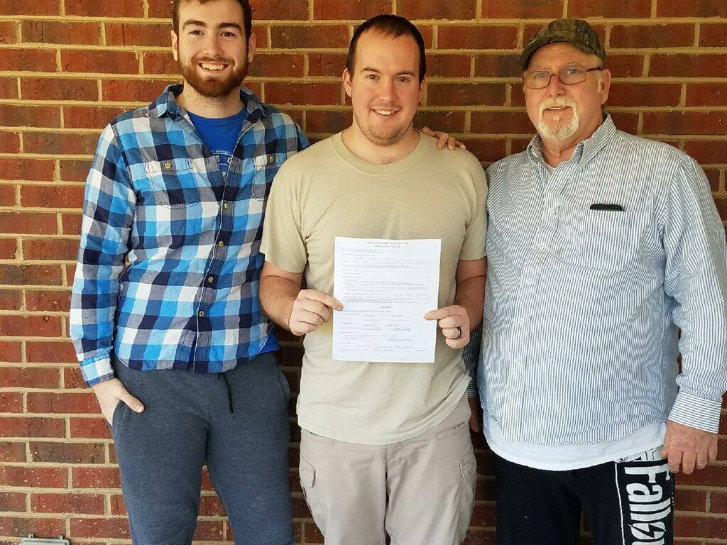 Founding day with registration paper